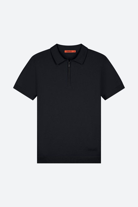Gwan Knit Half Zip Polo