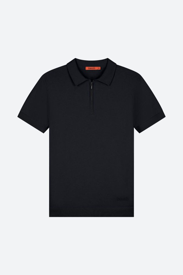Gwan Knit Half Zip Polo