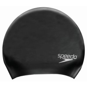 Speedo LONG HAIR SIL CAP BLA