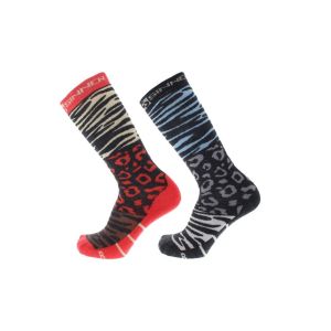 Sinner Ski Socks Animal Double Pack