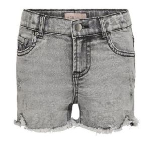 ONLY Kids KONBLUSH GREY DESTROY DNM SHORTS