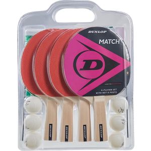 Dunlop Match Tafeltennis Set (4P)