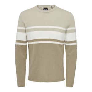 ONLY & Sons Niguel Reg 12 Block Crew Knit