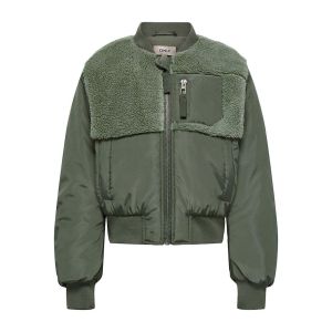 ONLY Kids Emmy Nylon Fleece Mix Bomber