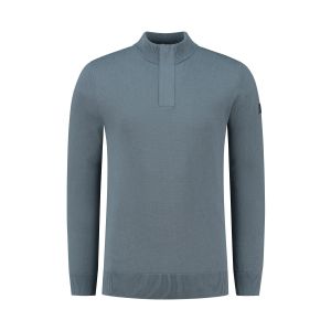 Purewhite Raglan Knit Half Zip Sweater