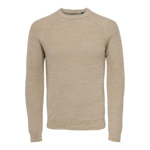 ONLY & Sons Dennis 12 Structuur Raglan Crew Neck Knit