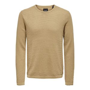 ONLY & Sons Panter Regular 12 Structuur Crew Knit