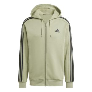 adidas 3-Stripes Fleece Full Zip Hoodie