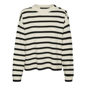 Vero Moda Saba Long Sleeve O-Neck Button Pullover