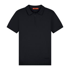 be:at: Gwan Knit Half Zip Polo