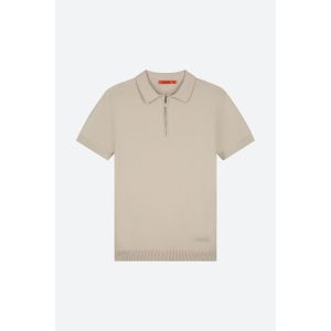 Gwan Knit Half Zip Polo