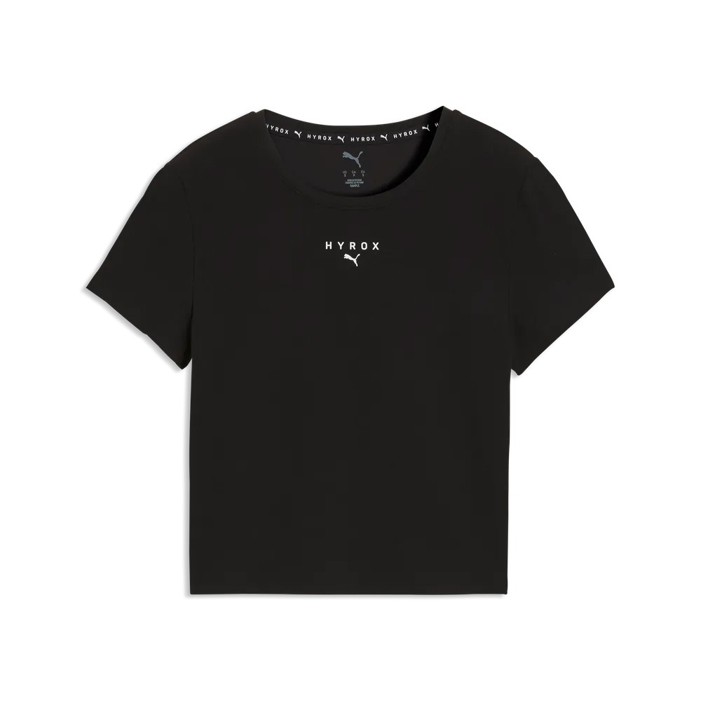 Puma Hyrox Shapeluxe Ss Crop Tee Zwart